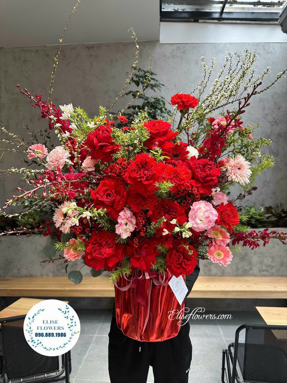 Lẵng hoa khai trương cao cấp tại Hà Nội. Đặt hoa khai trương online