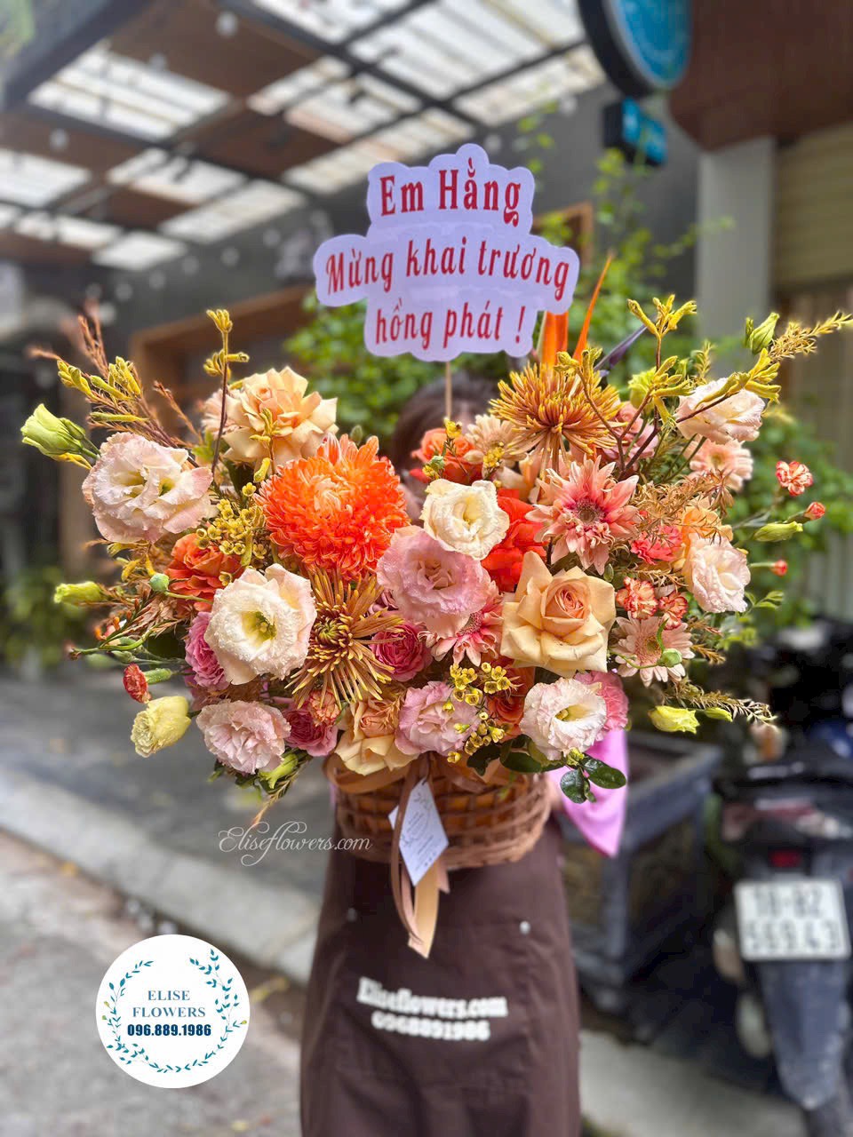Điện hoa tân gia Hà Nội. Đặt mua hoa tân gia tại Tiệm hoa Eliseflowers