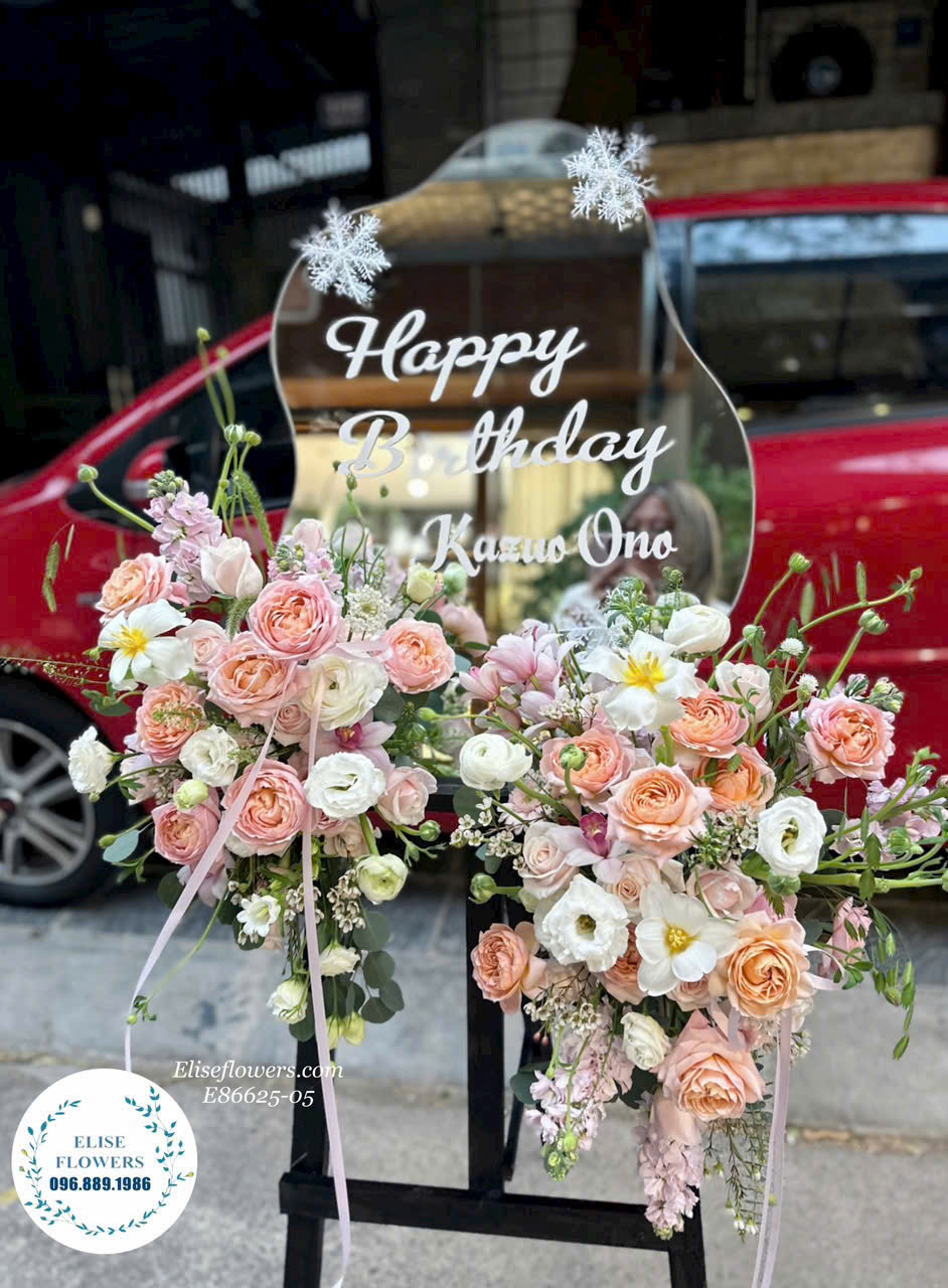 Điện hoa sinh nhật Hà Nội. Dịch vụ đặt hoa sinh nhật Online