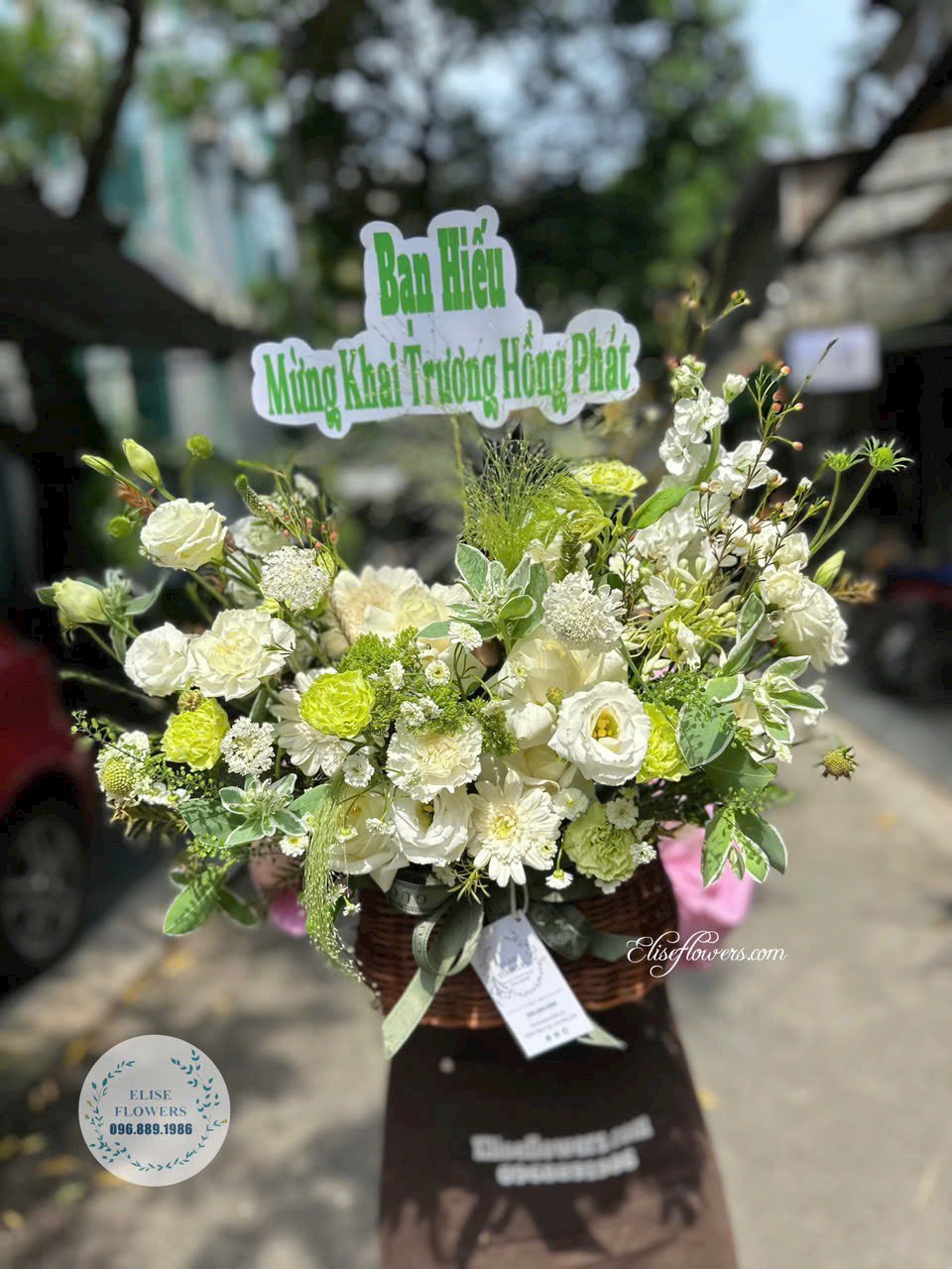 Mua lẵng hoa khai trương cao cấp ở Hà Nội. Điện hoa khai trương HÀ NỘI