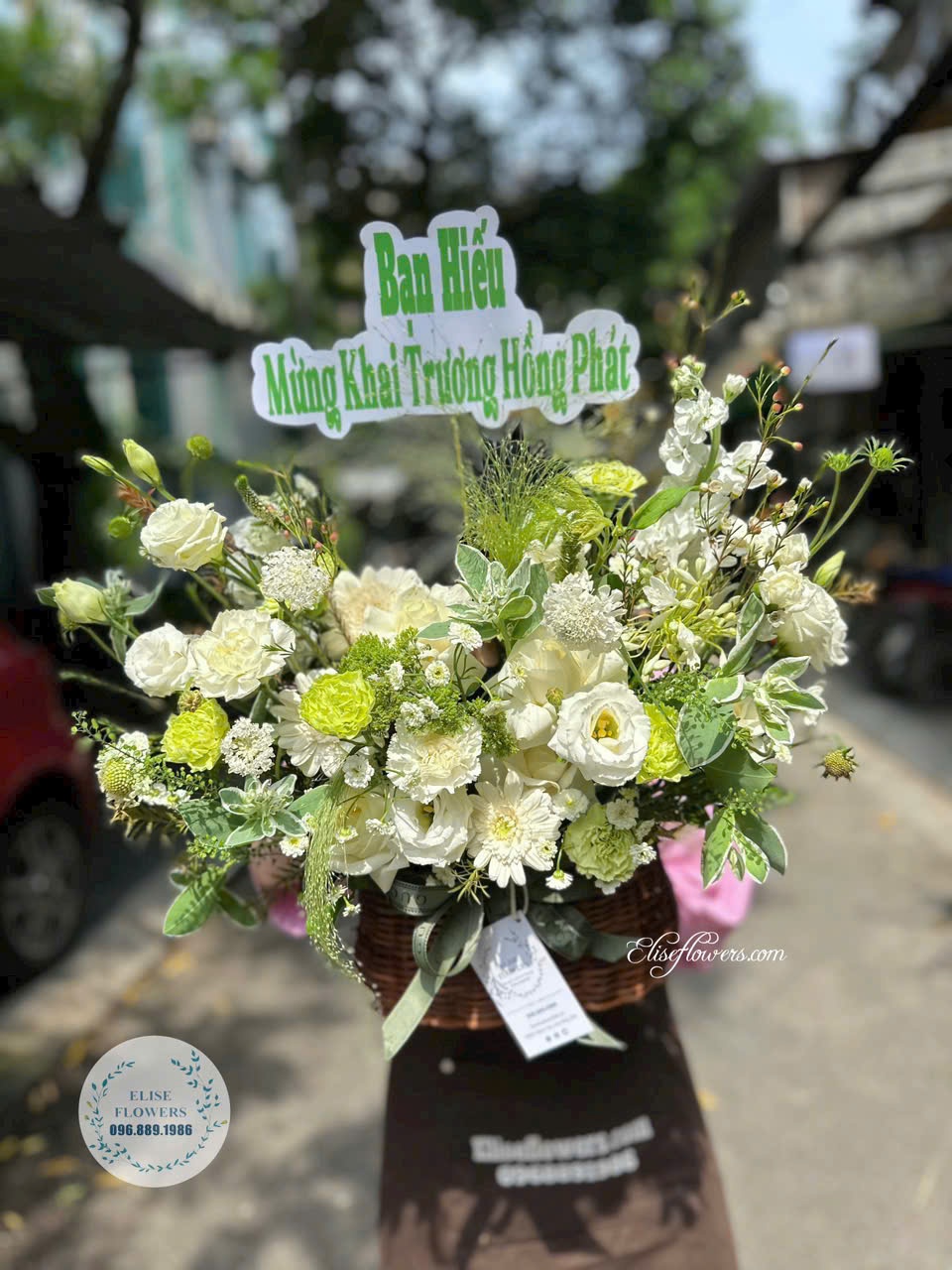 Mua lẵng hoa khai trương quận CẬU GIẤY - HÀ NỘI. Mua hoa khai trương giá rẻ