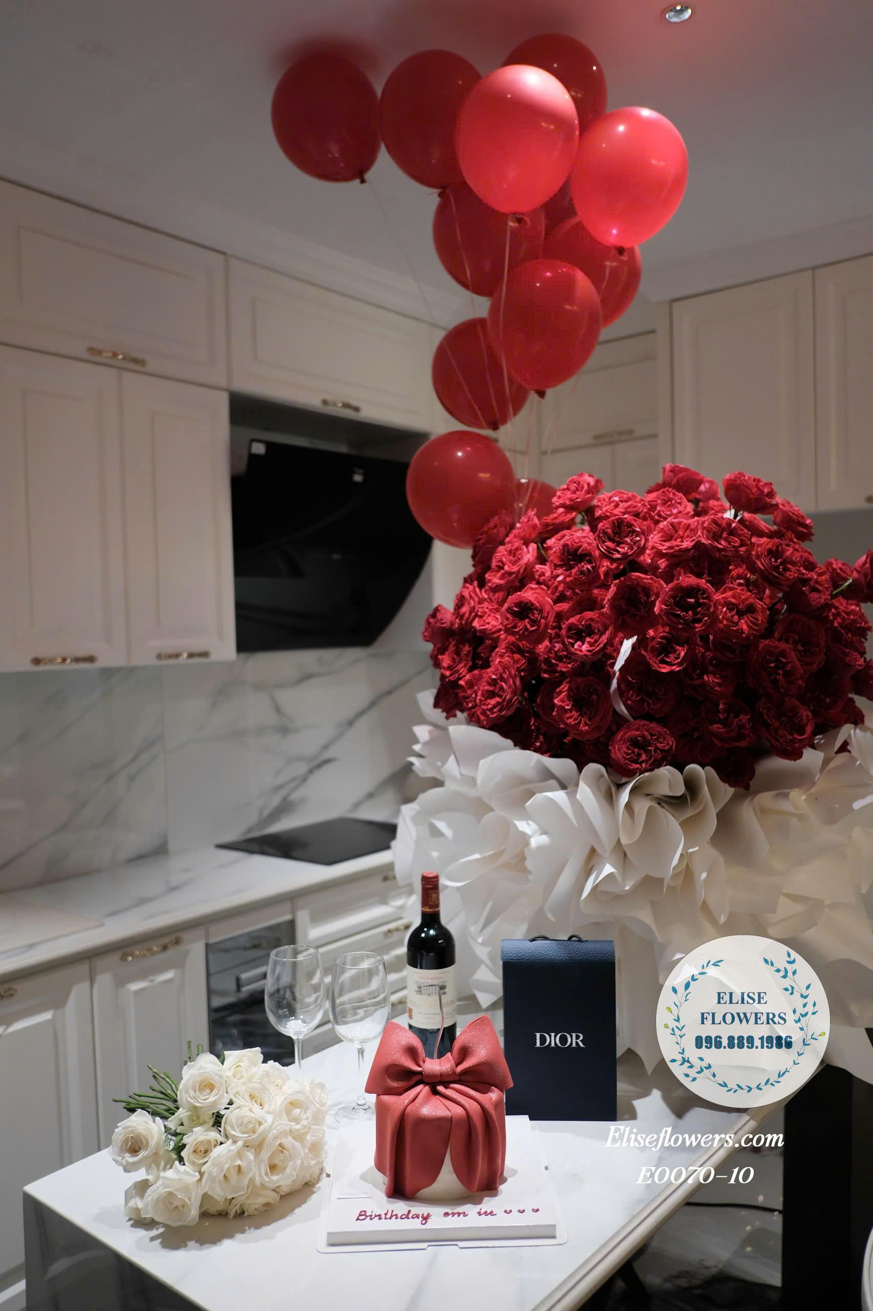 Bó Hoa Hồng Đỏ Vip Tặng Người Yêu, Bạn Gái Ngày 20-10| Eliseflowers