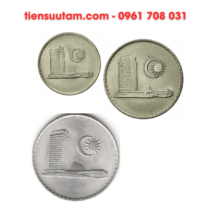 Bộ 3 Xu Malaysia 1969 - 1982