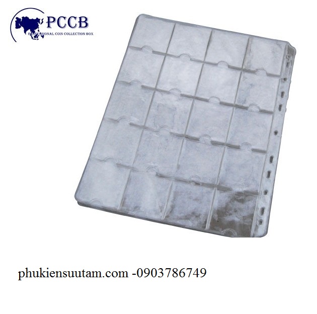 Phơi bảo quản tiền xu 20 ngăn trong suốt