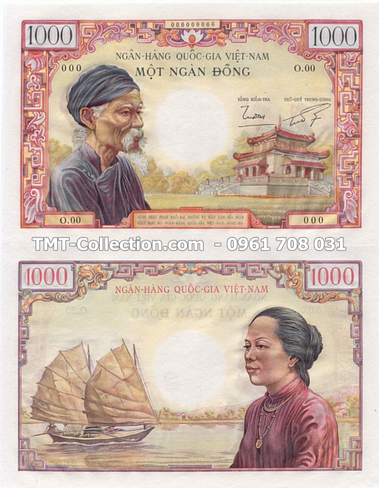 Tiền Việt Nam Cộng Hòa 1000 ĐỒNG 1955