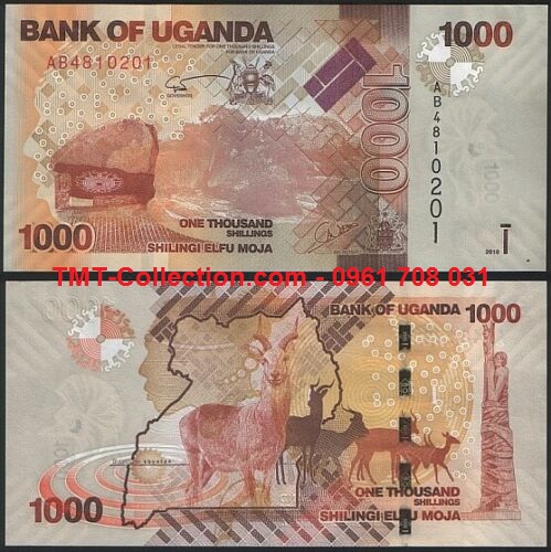 Uganda 1000 Shilling 2010 UNC (tờ)