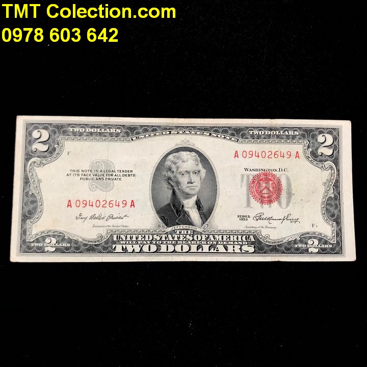 2 Usd 1953 - TMT Collection.com