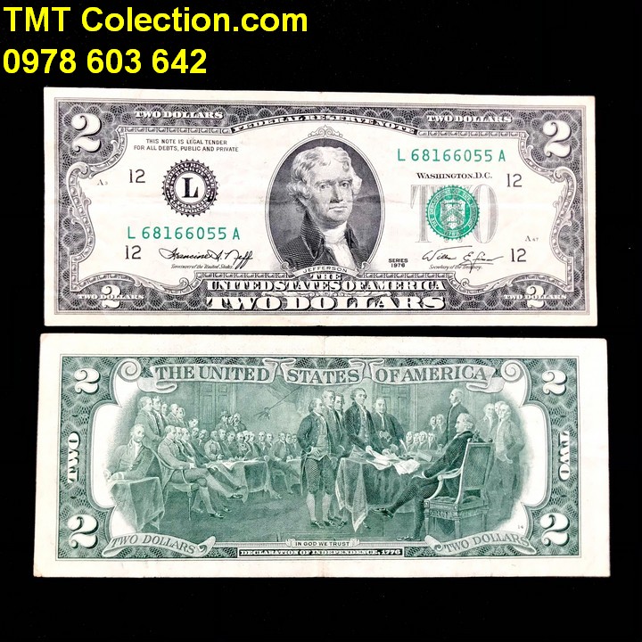 2 Usd 1976 XF - TMT Collection.com