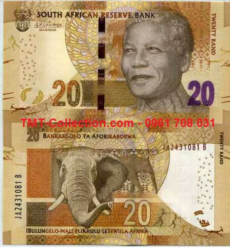South Africa - Nam Phi 20 Rand 2015 UNC (tờ)