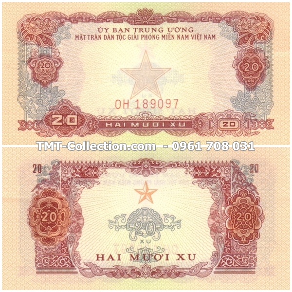 Tiền Giấy 20 Xu 1963