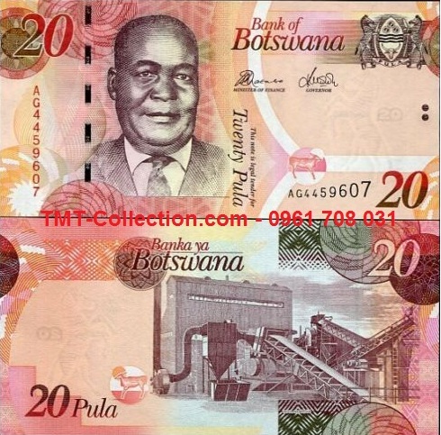 Botswana 20 Pula 2014 UNC (tờ)