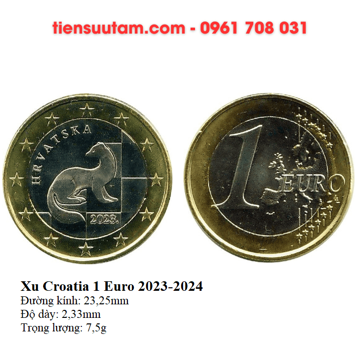 Bộ 8 Xu Euro