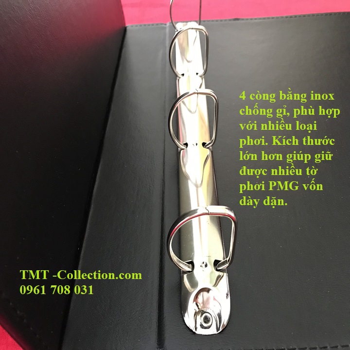 Bìa album đựng tiền chấm điểm PMG - TMT Collection.com