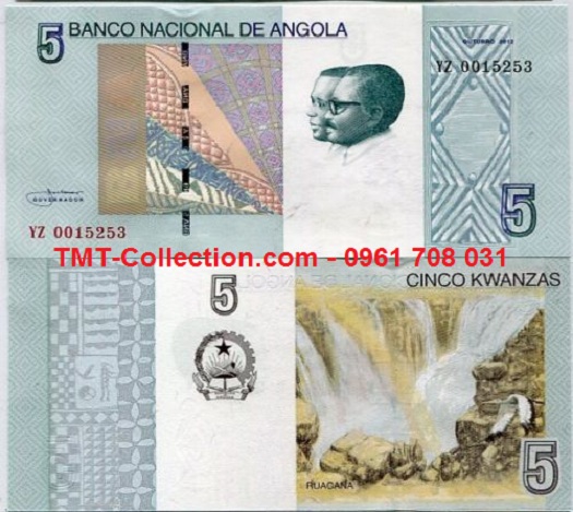 Angola 5 Kwanzas 2017 UNC (tờ)