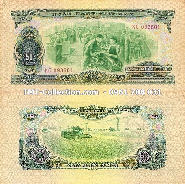 Tiền Giấy Bạc 50 ĐỒNG 1966