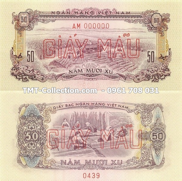 50 XU 1966 Giấy Mẫu