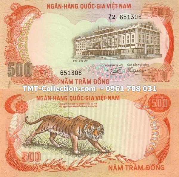 tiền 500 đồng 1972
