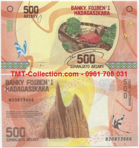 Madagasca 500 Aliary 2017 UNC (tờ)