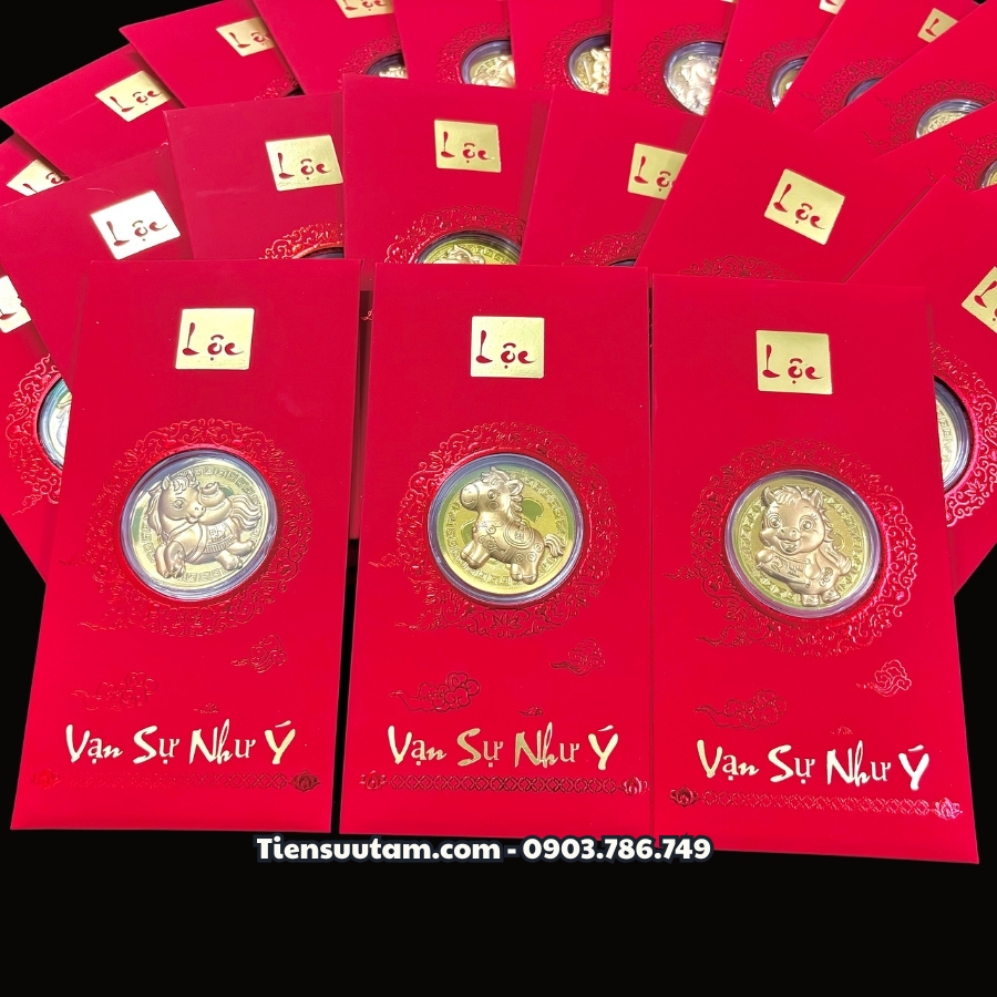Bao Lì Xì Lộc Miếng Xu Con Ngựa Cute 2026 Vip