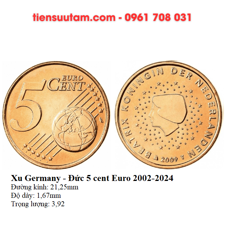 Bộ 8 Xu Euro