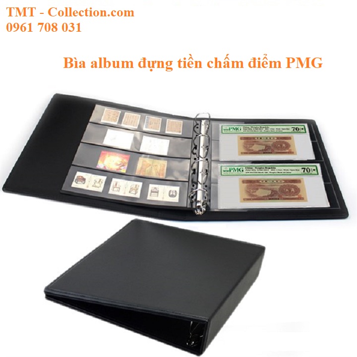 Bìa album đựng tiền chấm điểm PMG - TMT Collection.com