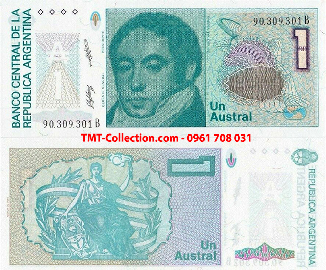 Argentina 1 peos 1985 UNC