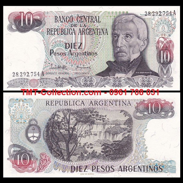 Argentina 10 pesos 1983 UNC