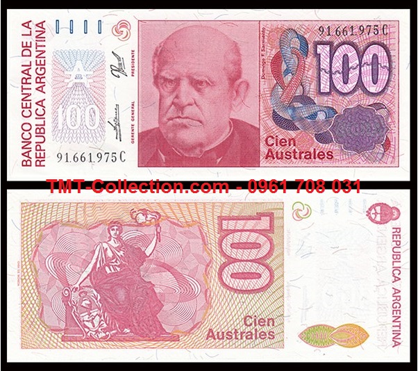 Argentina 100 Australes 1985 UNC