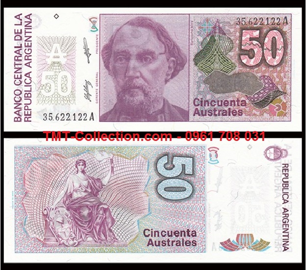 Argentina 50 Australes 1986 UNC
