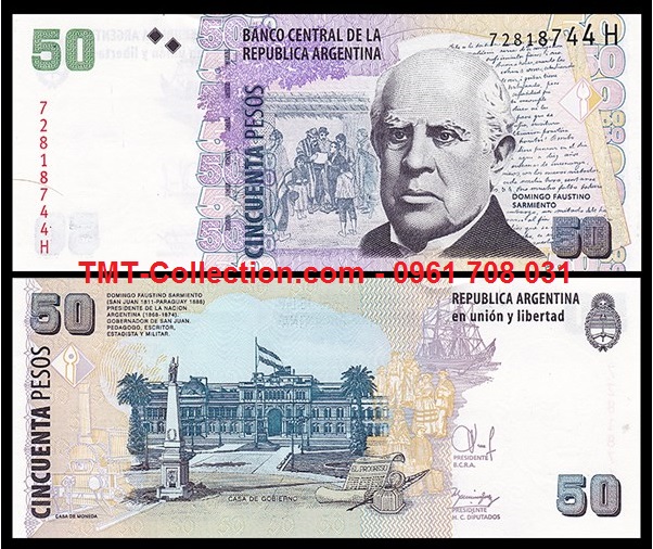 Argentina 50 pesos 2010 UNC