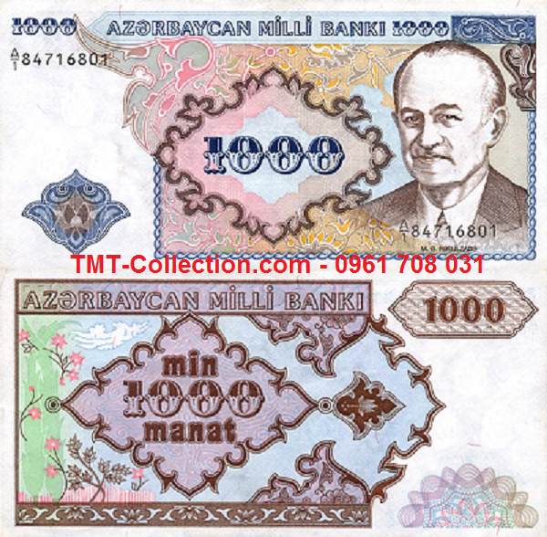 Azerbaijan 1000 Manat 1993 UNC (tờ)