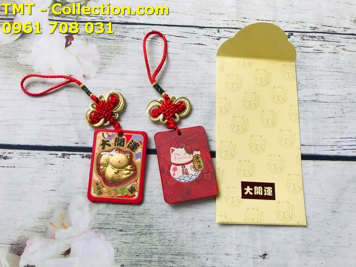 Bao lì xì dây mèo Thần Tài - TMT Collection