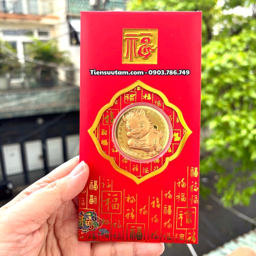 Bao Lì Xì Hình Con Ngựa Cute Mạ Vàng