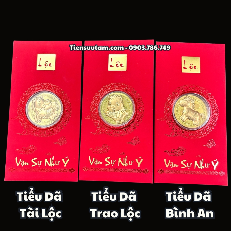 Bao Lì Xì Lộc Miếng Xu Con Ngựa Cute 2026 Vip