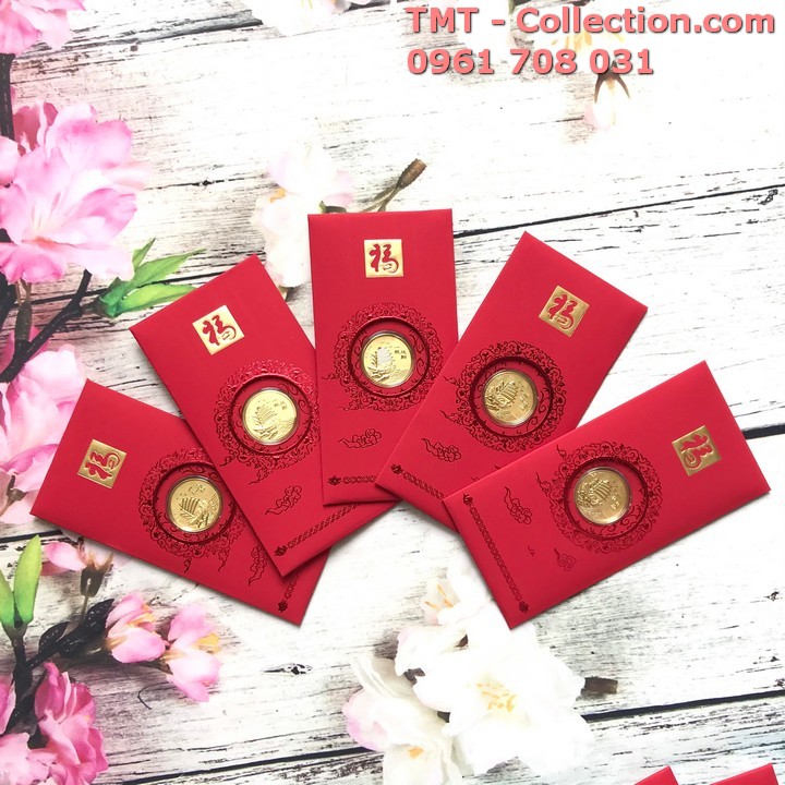 Bao lì xì mạ vàng Thuận Buồm Xuôi Gió - TMT Collection