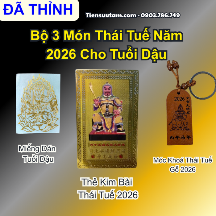 Bộ 3 Món Thái Tuế Năm 2026