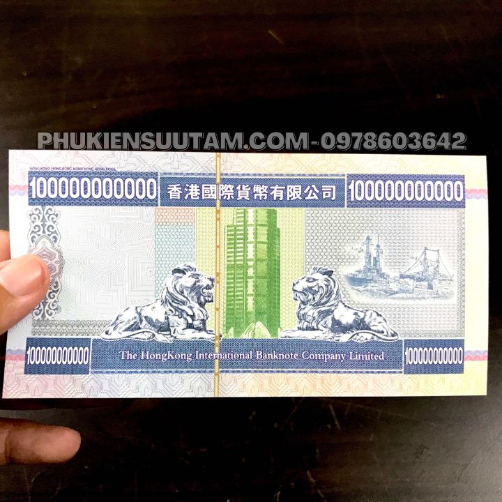 Bộ 6 tờ Lưu Niệm HongKong Mệnh Giá Khủng - Phukiensuutam.com