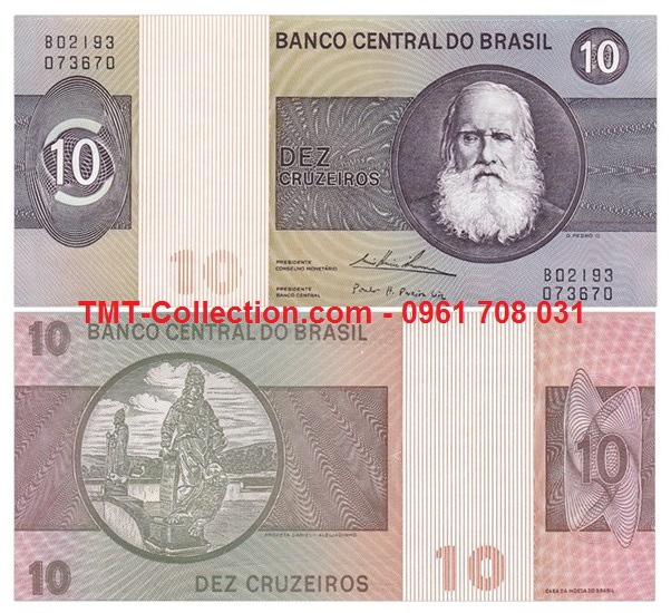 Brazil 10 Cruzeiros 1970 UNC