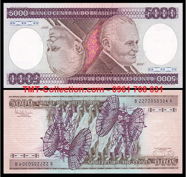 Brazil 5000 Cruzeiros 1984