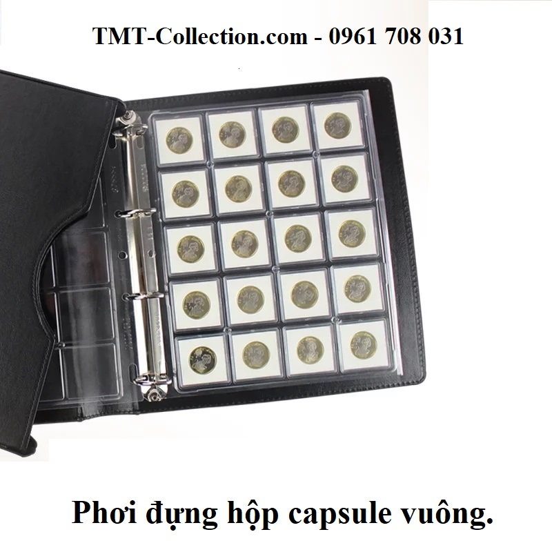 Phơi đựng hộp capsule vuông - TMT Collection.com