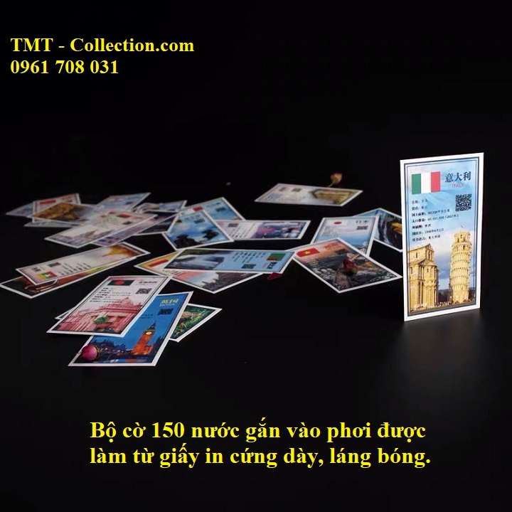 Bộ cờ 150 nước gắn vào phơi - TMT Collection.com