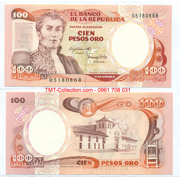 Colombia 100 Pesos 1985 UNC