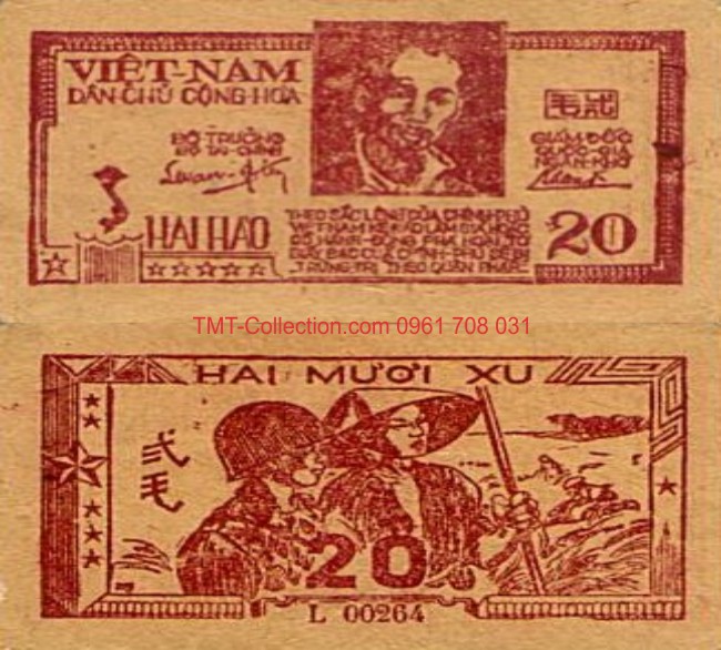 Tiền Việt Nam 20 Xu 1948