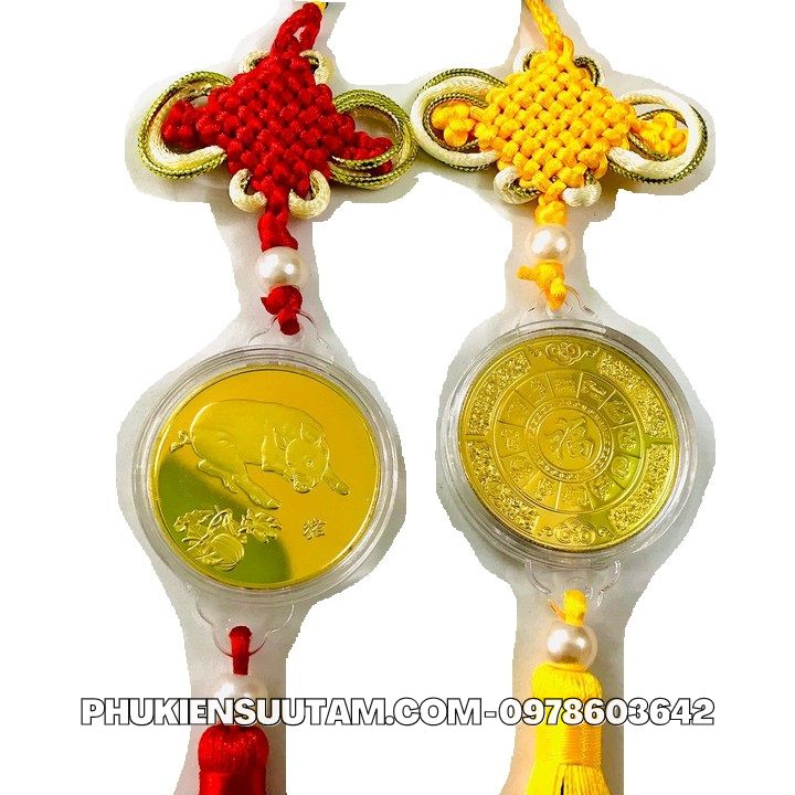 Dây Treo Đồng Xu 12 Con Giáp - Phukiensuutam.com