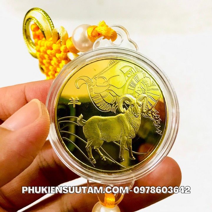 Dây Treo Đồng Xu 12 Con Giáp - Phukiensuutam.com