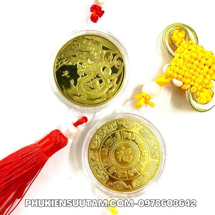 Dây Treo Đồng Xu 12 Con Giáp - Phukiensuutam.com