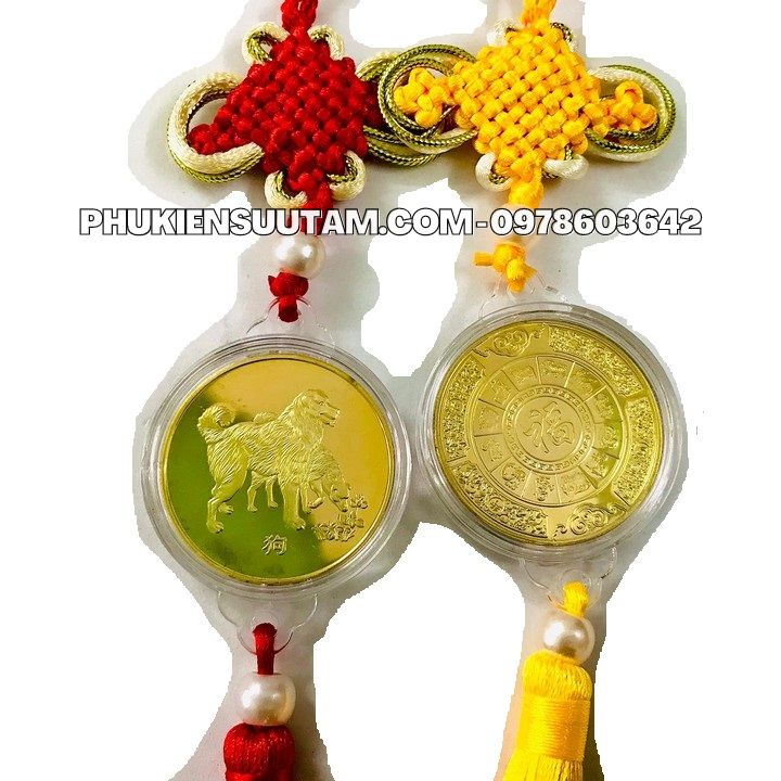 Dây Treo Đồng Xu 12 Con Giáp - Phukiensuutam.com
