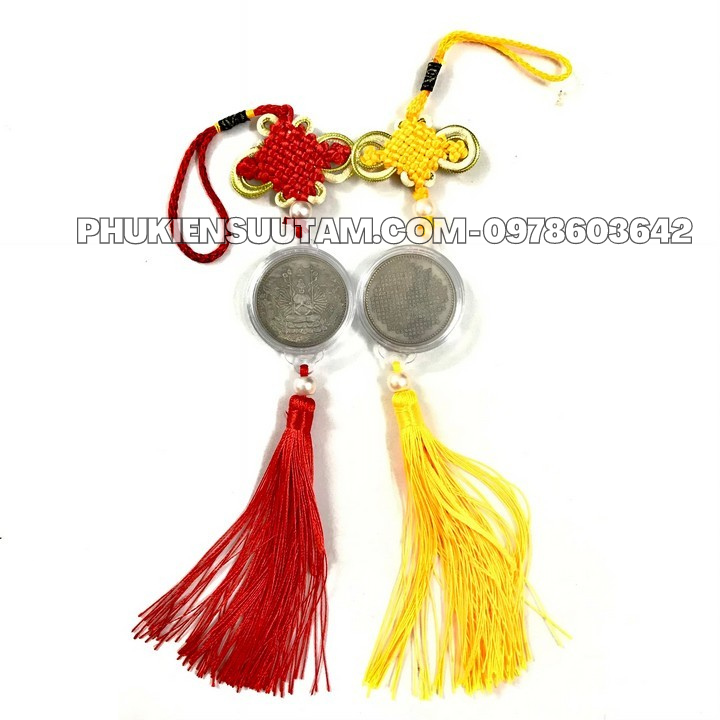 Dây Treo Ô Tô Xu Bạc Phật Quan Âm Nghìn Tay Nghìn Mắt - Phukiensuutam.com