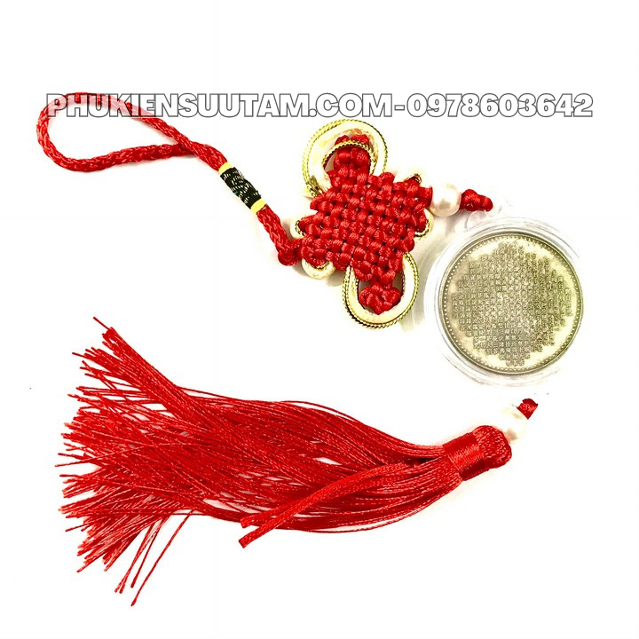 Dây Treo Ô Tô Xu Bạc Phật Quan Âm Nghìn Tay Nghìn Mắt - Phukiensuutam.com