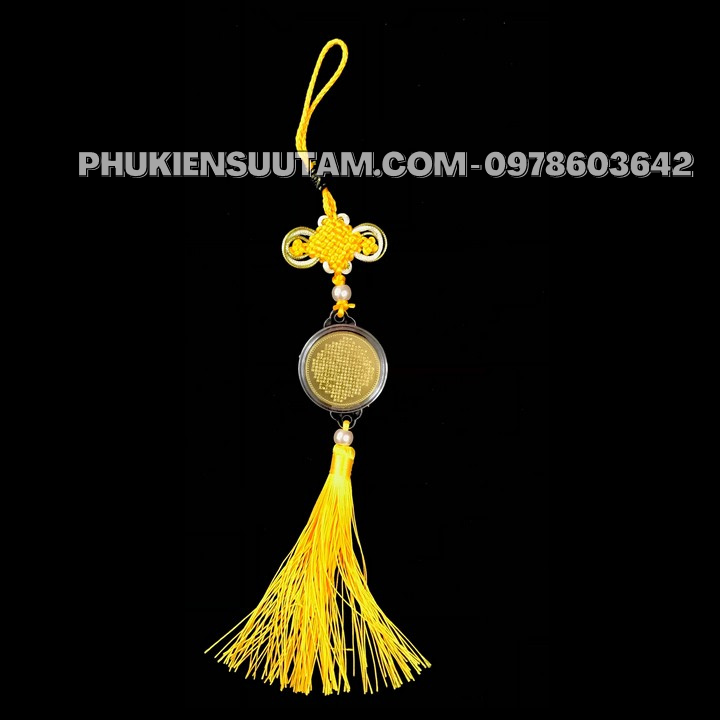 Dây Treo Ô Tô Xu Vàng Phật Quan Âm Nghìn Tay Nghìn Mắt - Phukiensuutam.com